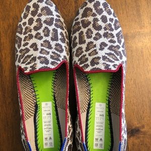 Rothys Mocha Spot loafers- Size 8